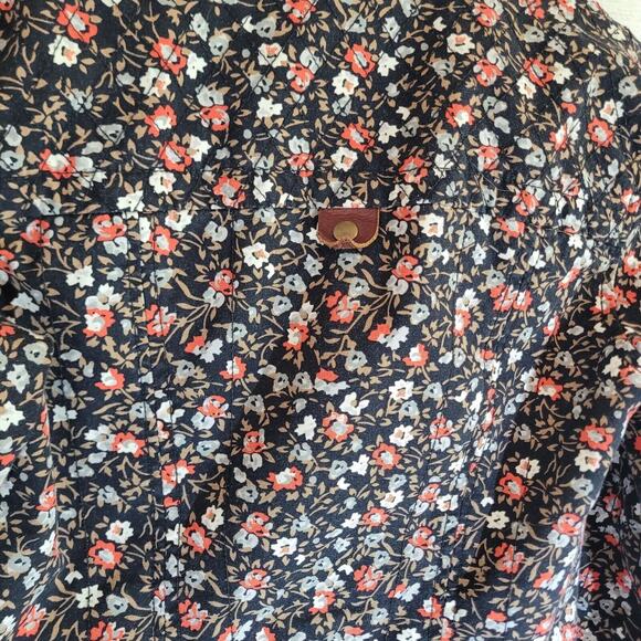 Anthropologie Hei Coat Womens 8 Floral Jacket Blazer Pockets Full Zip Collar - Picture 8 of 12